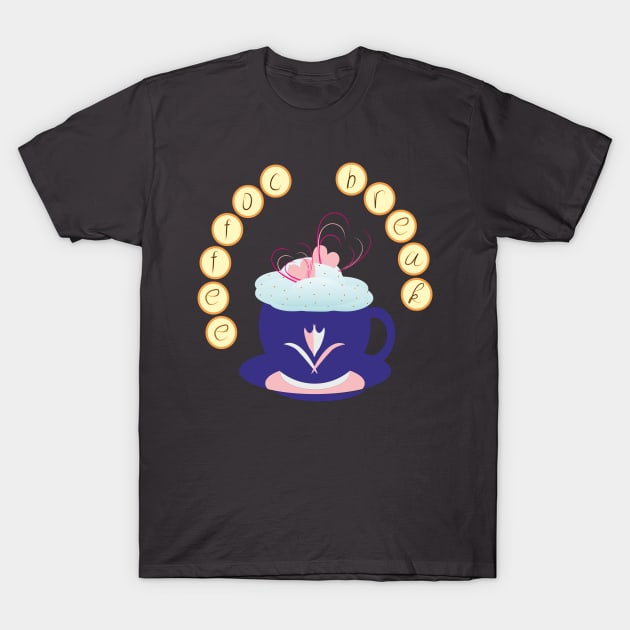 Coffee and cream T-Shirt by Evgeniya